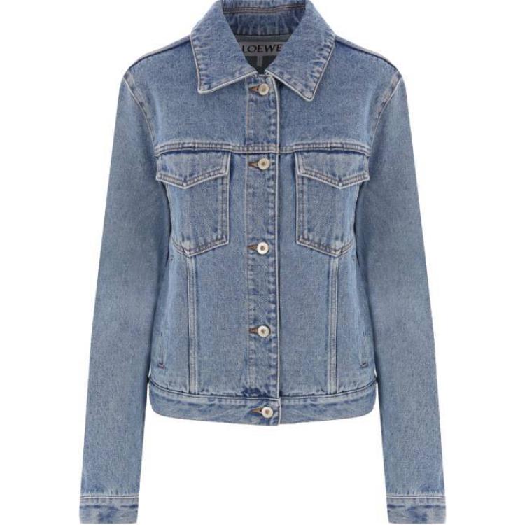 

LOEWE Вышитая джинсовая куртка, Blue