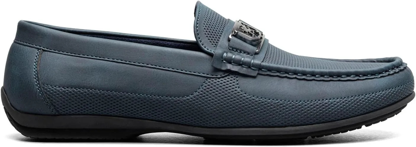 Лоферы Stacy Adams Mens Corvell Slip on Driver Loafer, темно-синий — фото 4