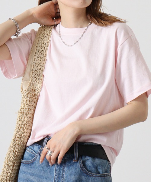 

Футболка с коротким рукавом, с принтом и вышивкой CROSS & STITCH, светло-розовый