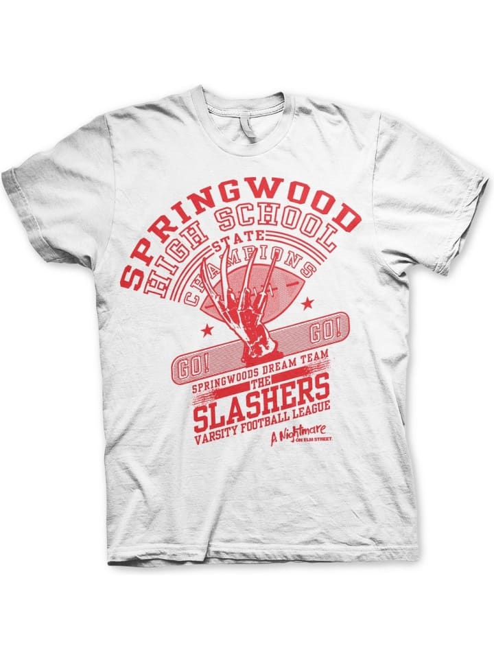 

Футболка белого цвета Nightmare On Elm Street, Белый, Футболка белого цвета Nightmare On Elm Street