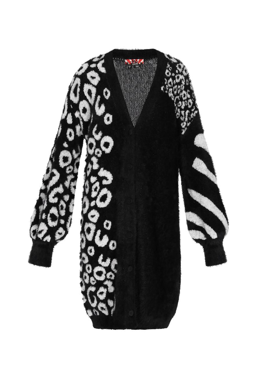 

Вязаный кардиган myMo ROCKS, черный