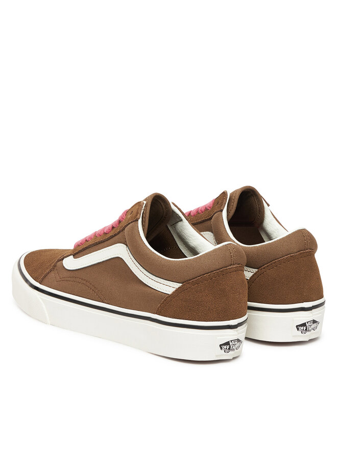 Тканевые кеды Old Skool VN000D6WRPK1 Vans, коричневый — фото 3