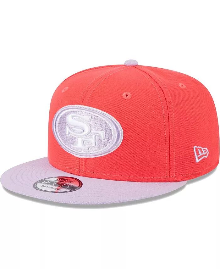 

Мужская красная, лавандовая бейсболка San Francisco 49ers в двухцветном наборе 9FIFTY Snapback New Era