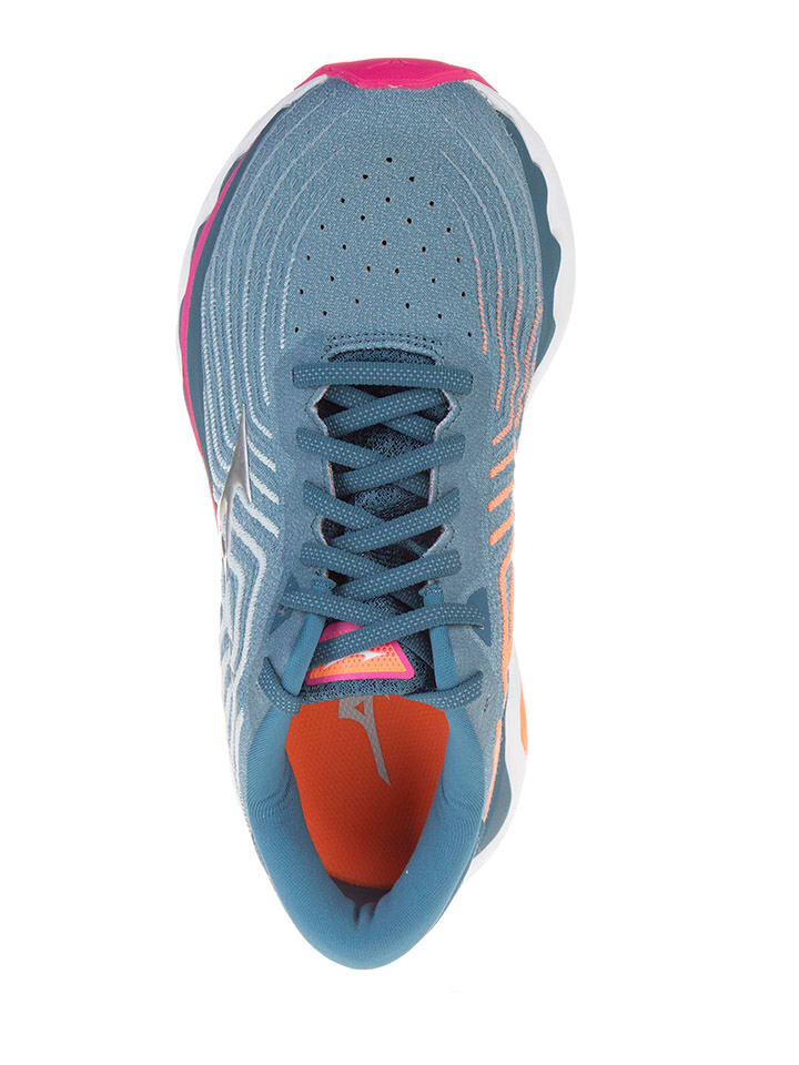 Кроссовки Mizuno Laufschuhe Wave Horizon 6, светло-синий — фото 4