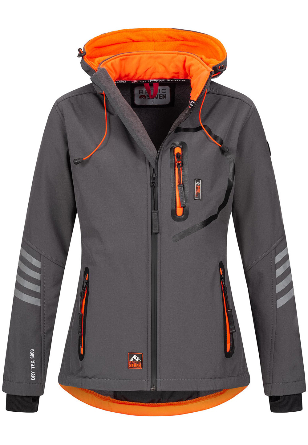 

Куртка софтшелл Arctic Seven Jacke AS 186, серый