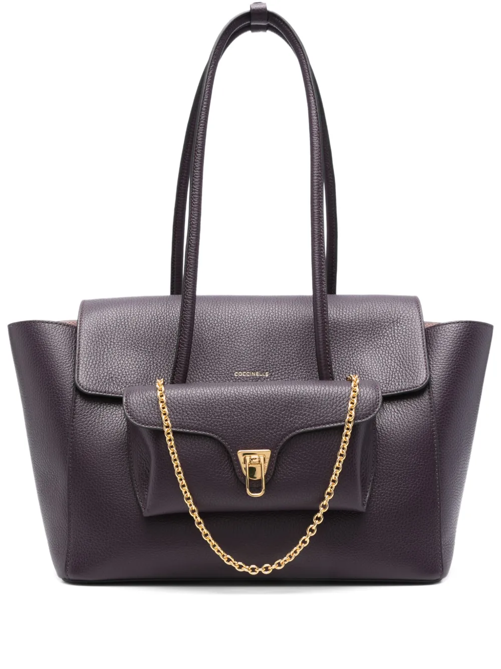 

Сумка-тоут с цепочкой Coccinelle, фиолетовый