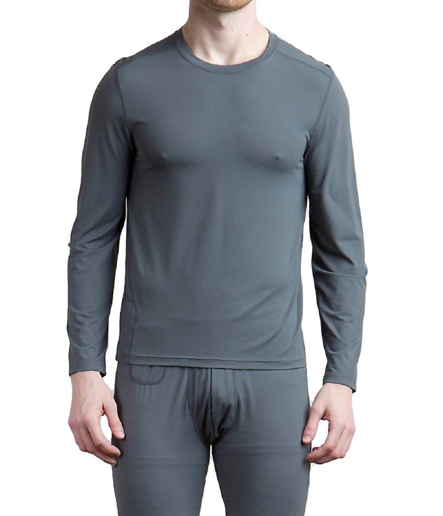 

Футболка с круглым вырезом Give-N-Go Performance Base Layer в цвете Dark Pebble ExOfficio