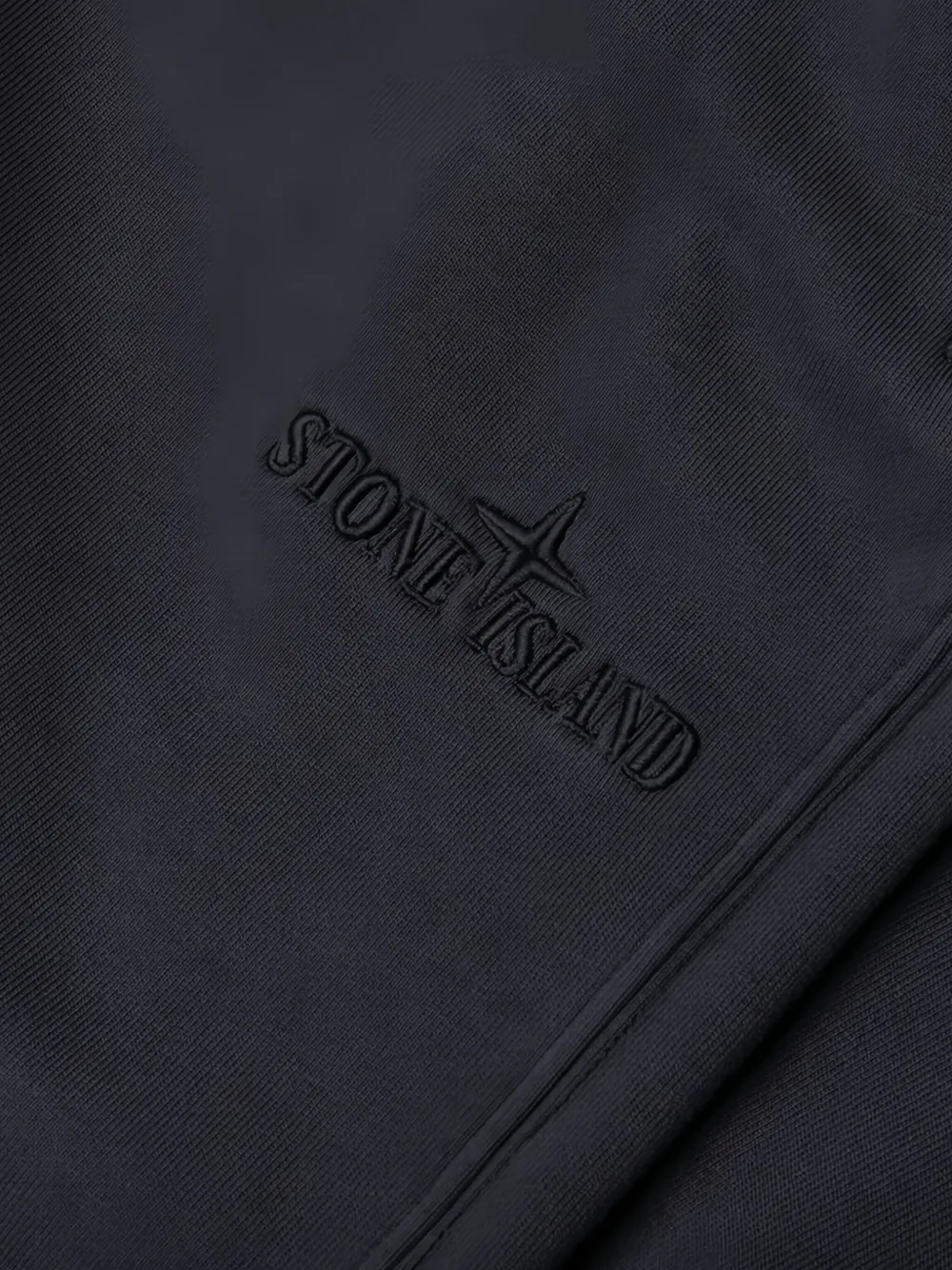 Спортивные брюки с вышитым логотипом Stone Island, черный — фото 3