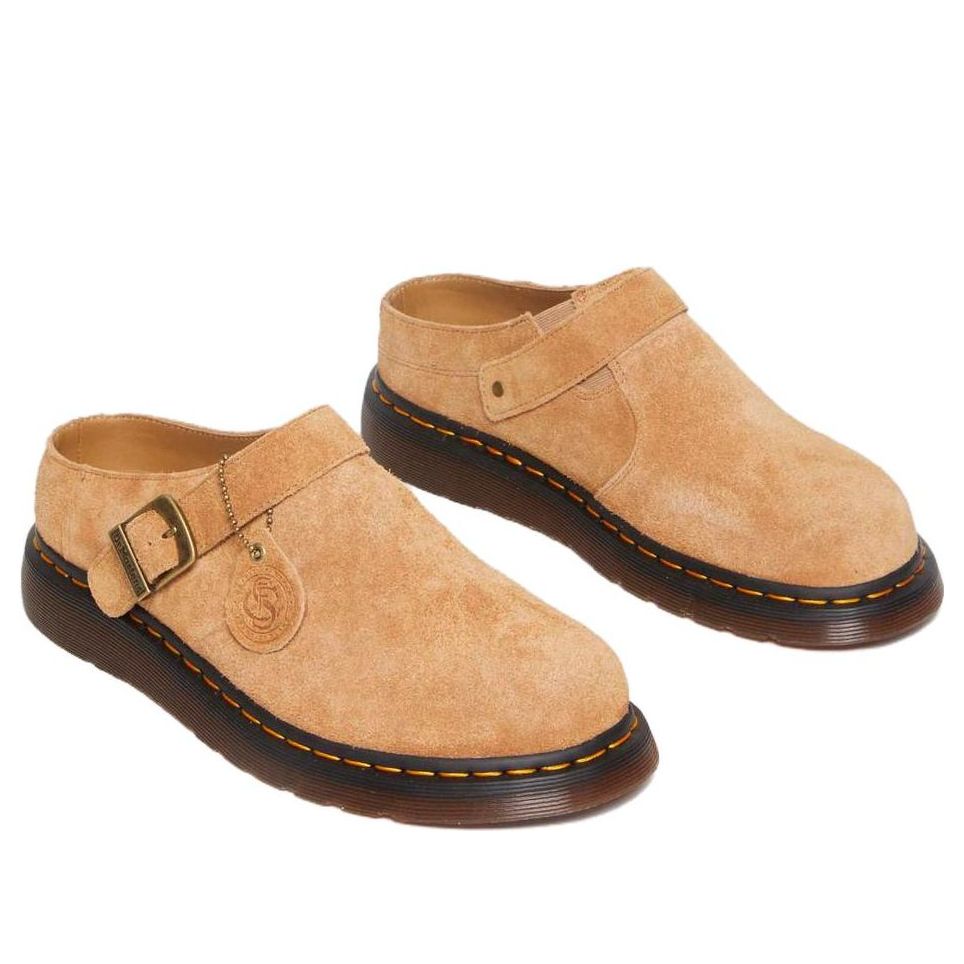 Мюли Dr. Martens Isham Desert Oasis из замши, цвет «песочный коричневый» — фото 2