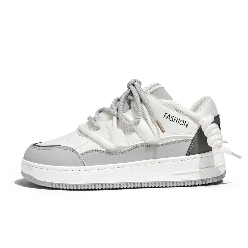 

Низкие повседневные туфли с износостойким покрытием для мужчин COPICVEN, White Gray