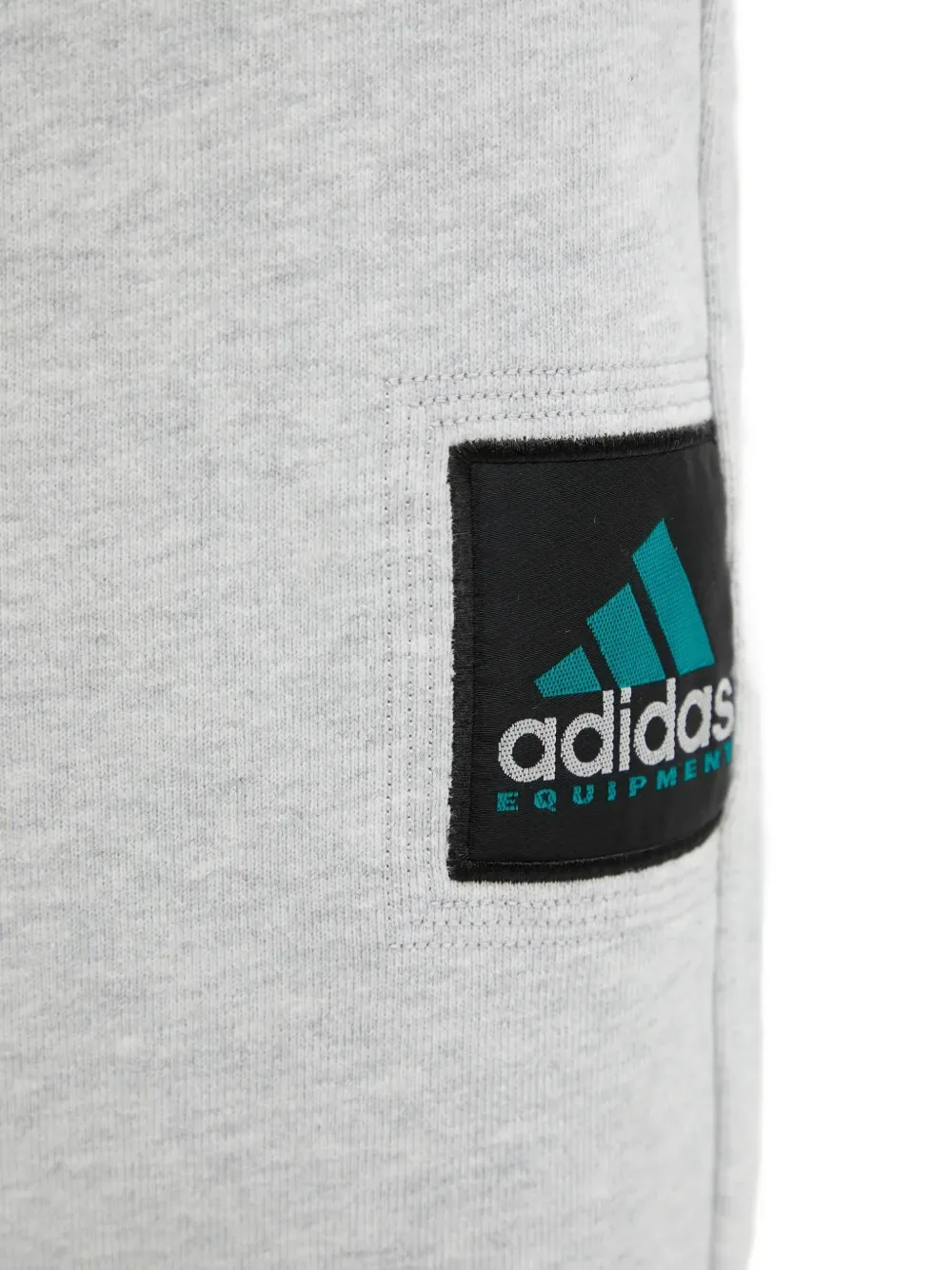 Брюки с логотипом и кулиской Adidas, серый — фото 4