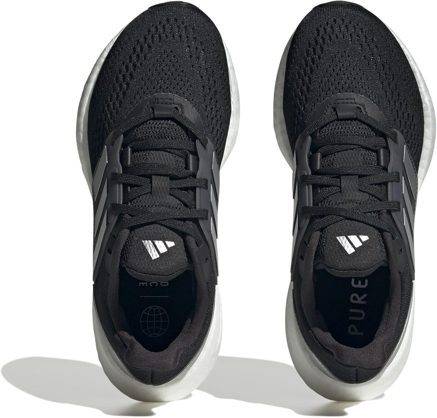 Кроссовки для девочек adidas Kids Pureboost 22 для бега - розовые — фото 3