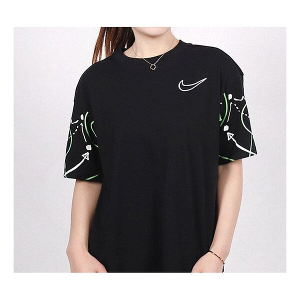 

Футболка nsw summer hoops casual с коротким рукавом Nike, черный