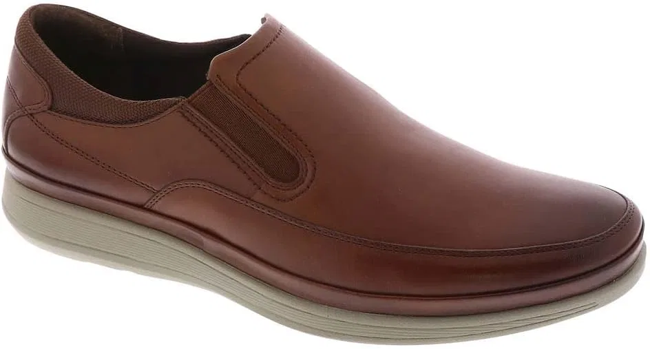 Мужские лоферы Florsheim Motion Moc Toe без шнурков, коньячный — фото 2