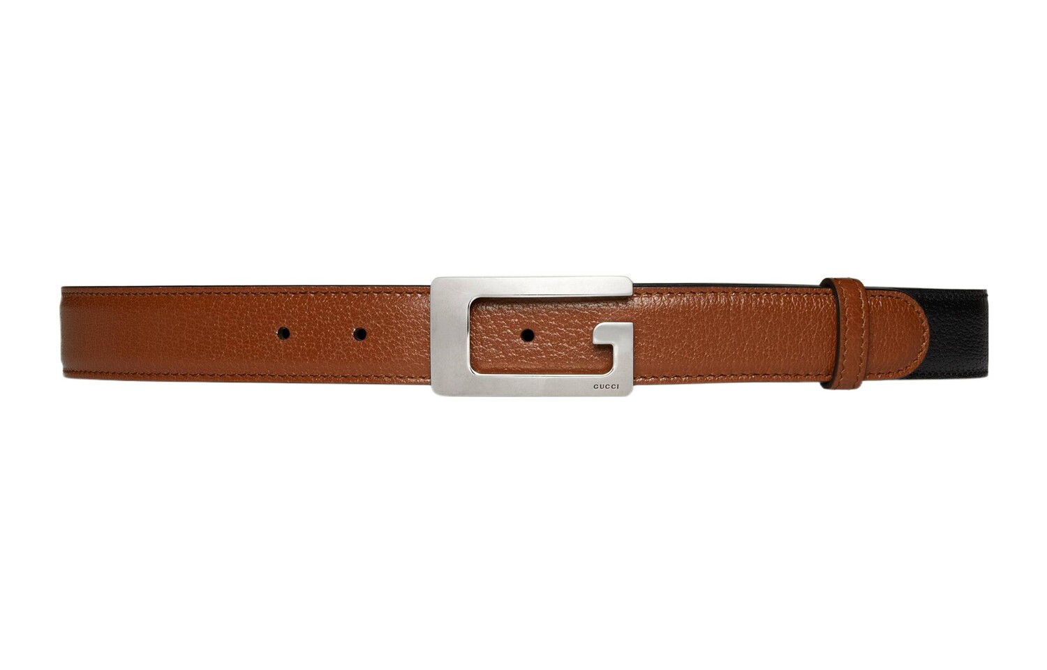 

Ремень кожаный Gucci мужской, черный / коричневый