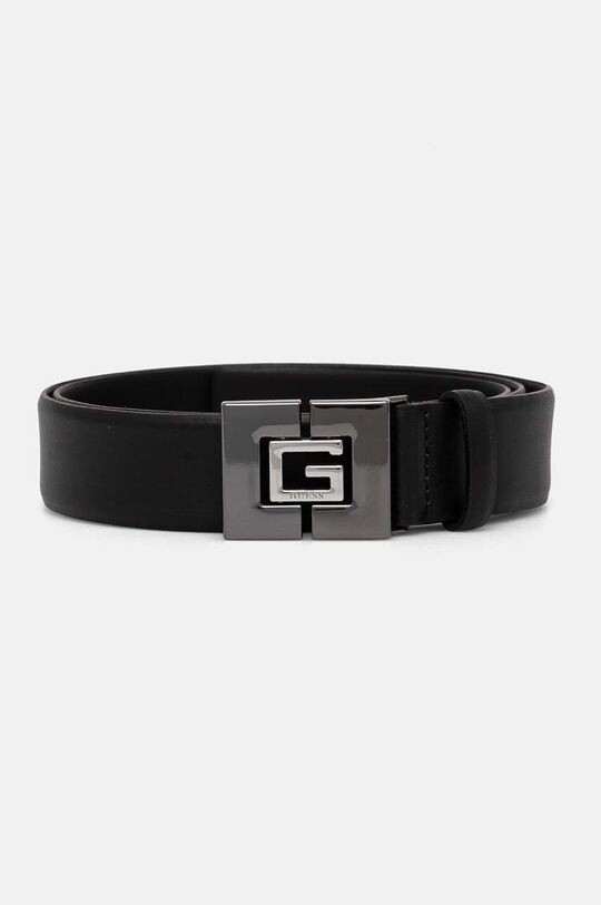 

Кожаный ремень Guess, черный