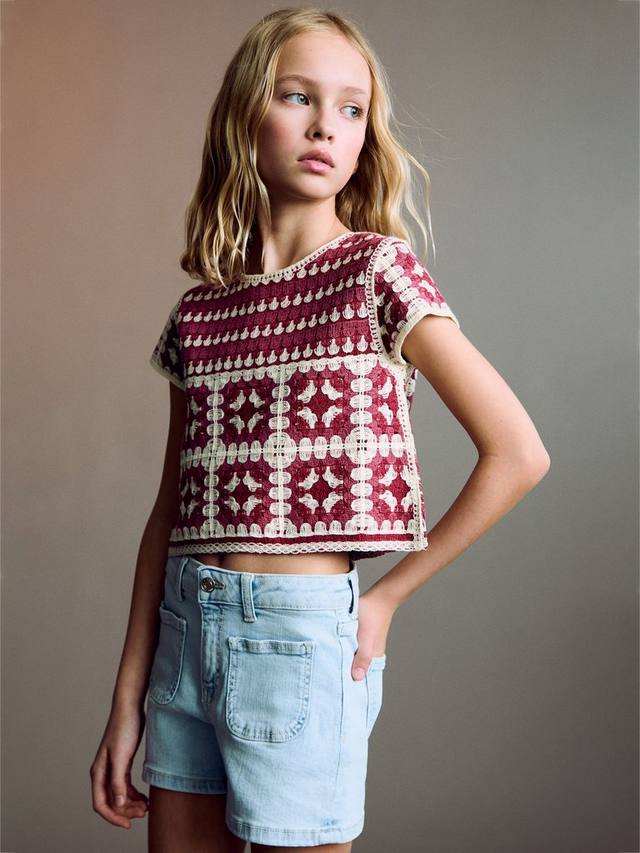 

Детские хлопковые шорты Jenna Mango, Open Blue