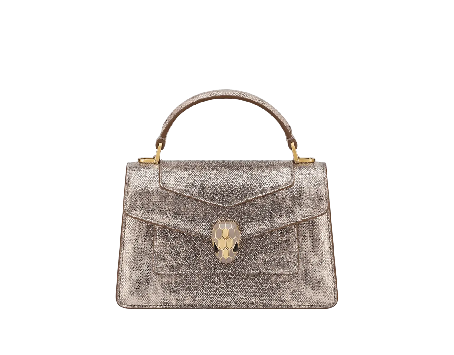 

Сумка Serpenti forever маленькая с верхней ручкой Bvlgari, бежевый