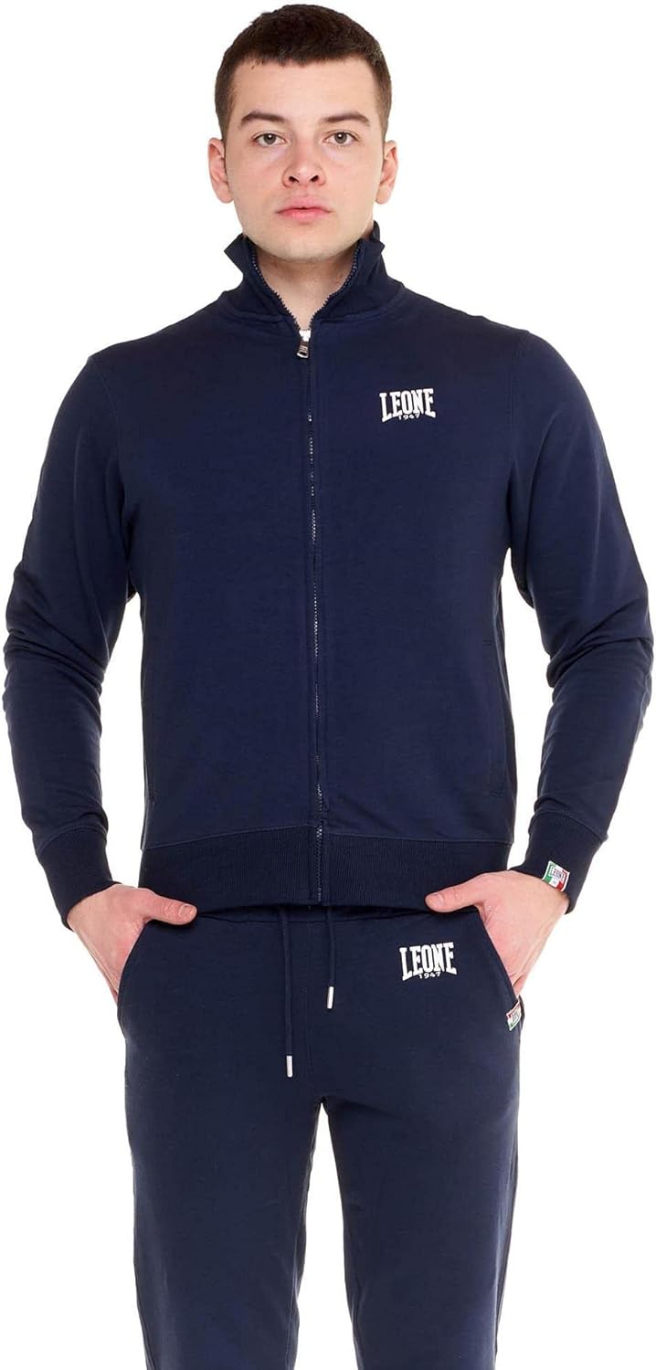 

Мужская толстовка Leone 1947 Apparel с небольшим логотипом, темно-синий