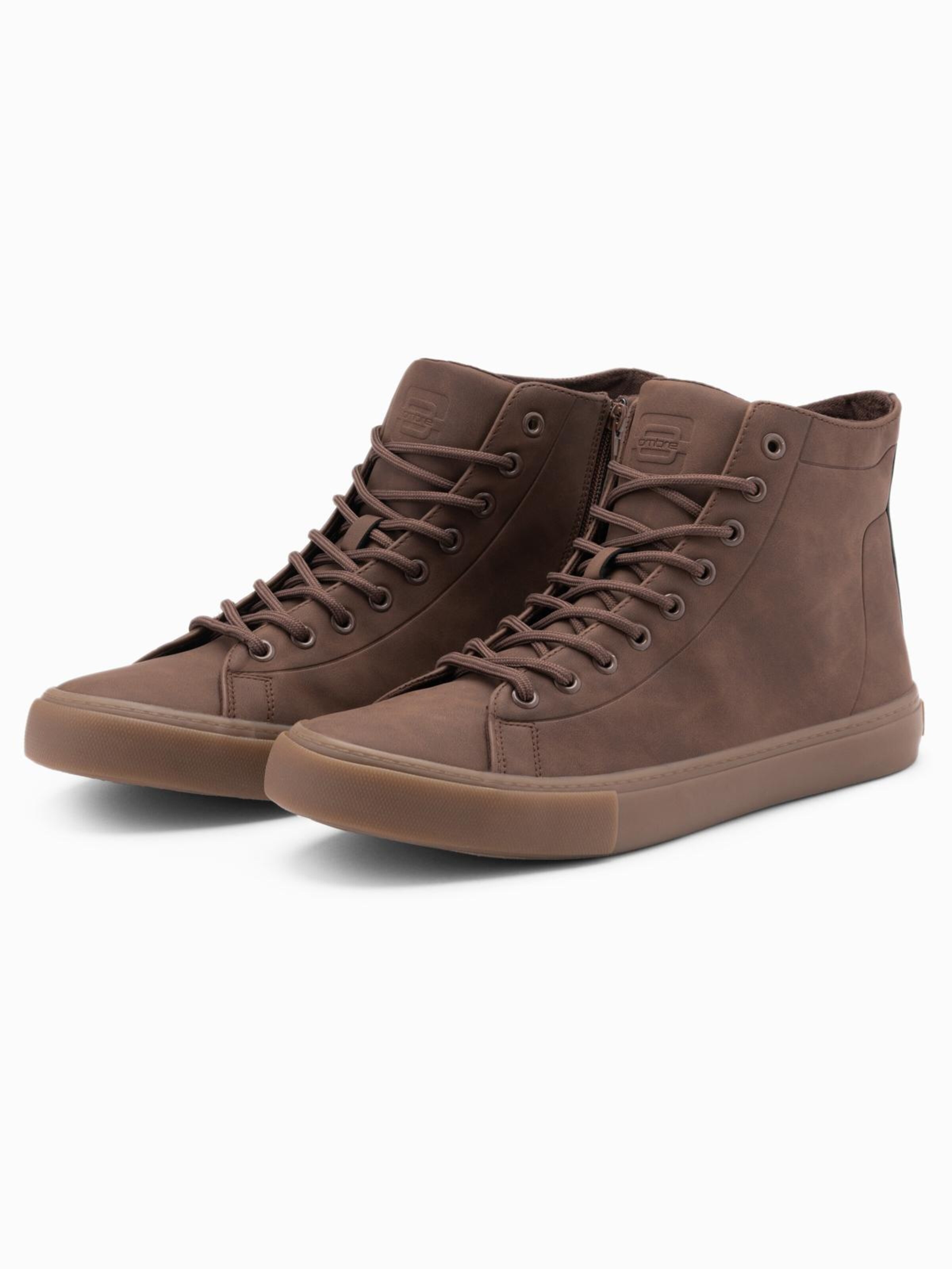 Ombre Кроссовки High-Top 'Foth-0187' в коричневом цвете — фото 4