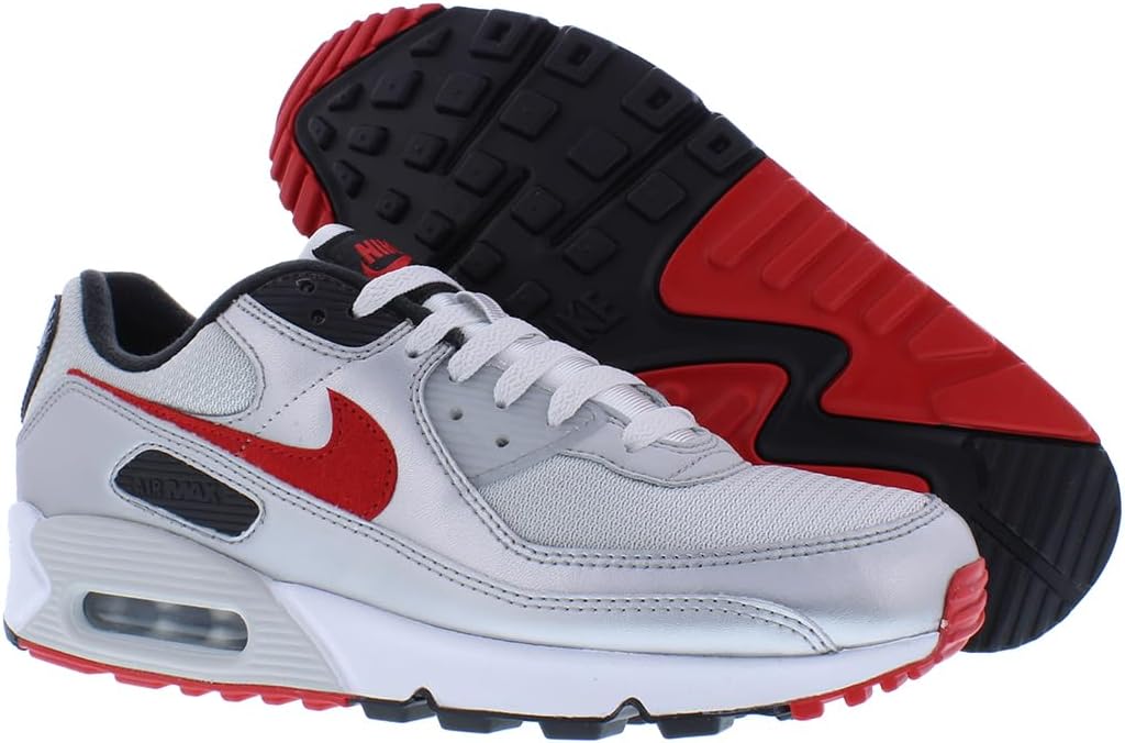 Мужские кроссовки NIKE Air Max 90 PRM, красный — фото 2