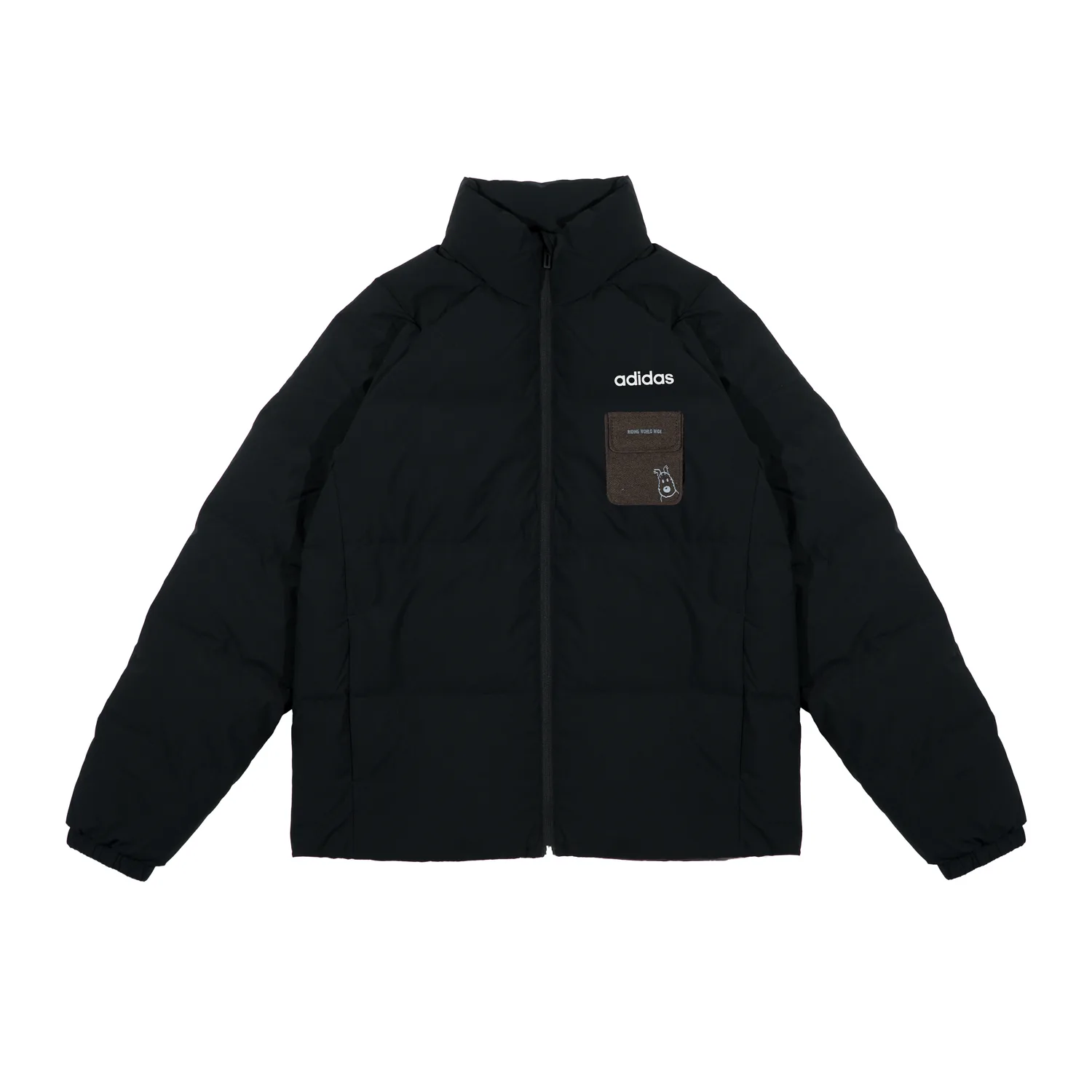 Невероятная пуховая куртка Unisex Adidas, черный