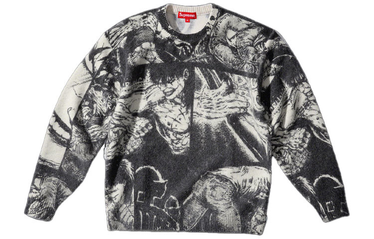 

Осень/Зима 21 Свитер унисекс Supreme, фиолетовый