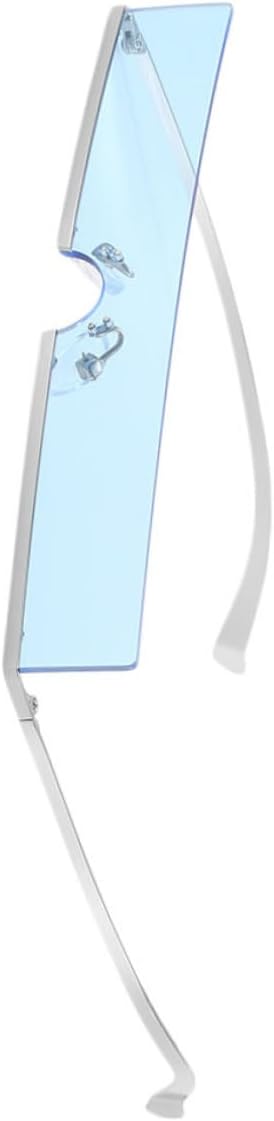 

1 шт. Солнцезащитные очки для женщин, без оправы, прямоугольные солнцезащитные очки, модные солнцезащитные очки для женщин для активного отдыха на природе PACKOVE, Blue