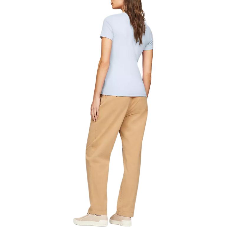 Футболка Tommy Hilfiger Regular Women's, светло-синий — фото 3