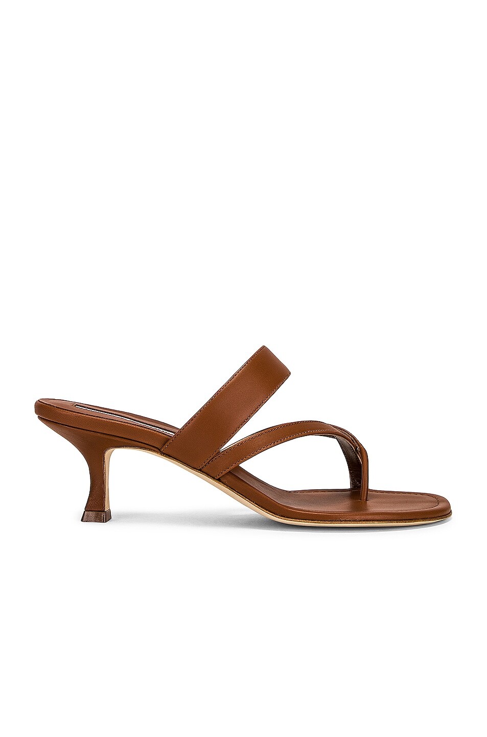 

Туфли Manolo Blahnik Susa 50 Leather, коричневый