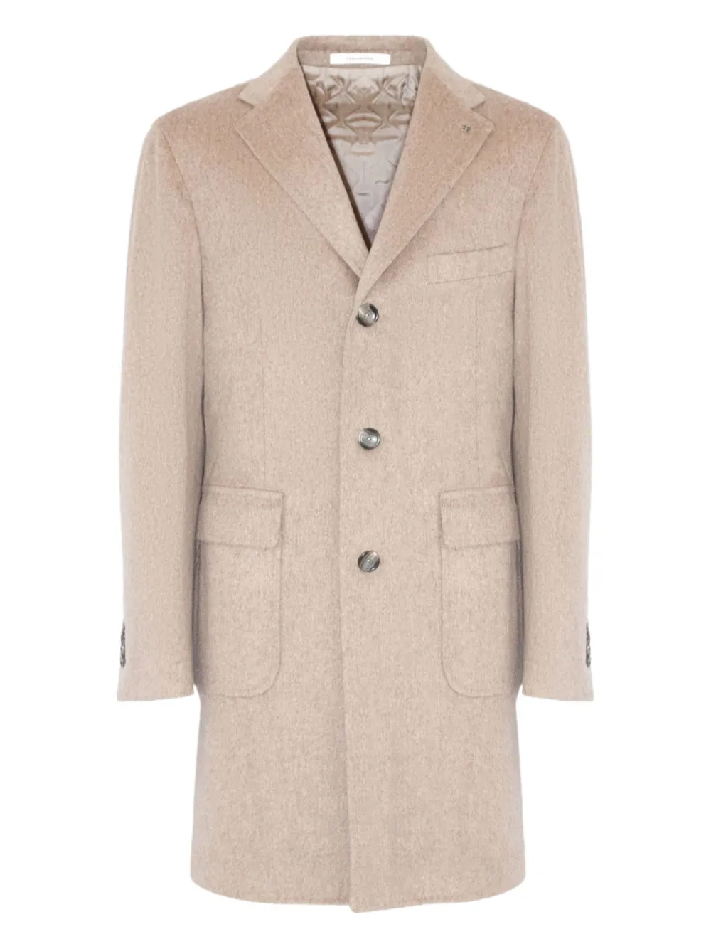 

Однобортное пальто на пуговицах Tagliatore, нейтральный