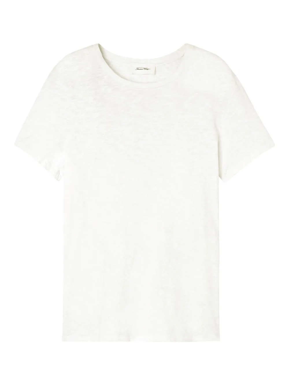 

Футболка с круглым вырезом и короткими рукавами American Vintage, белый