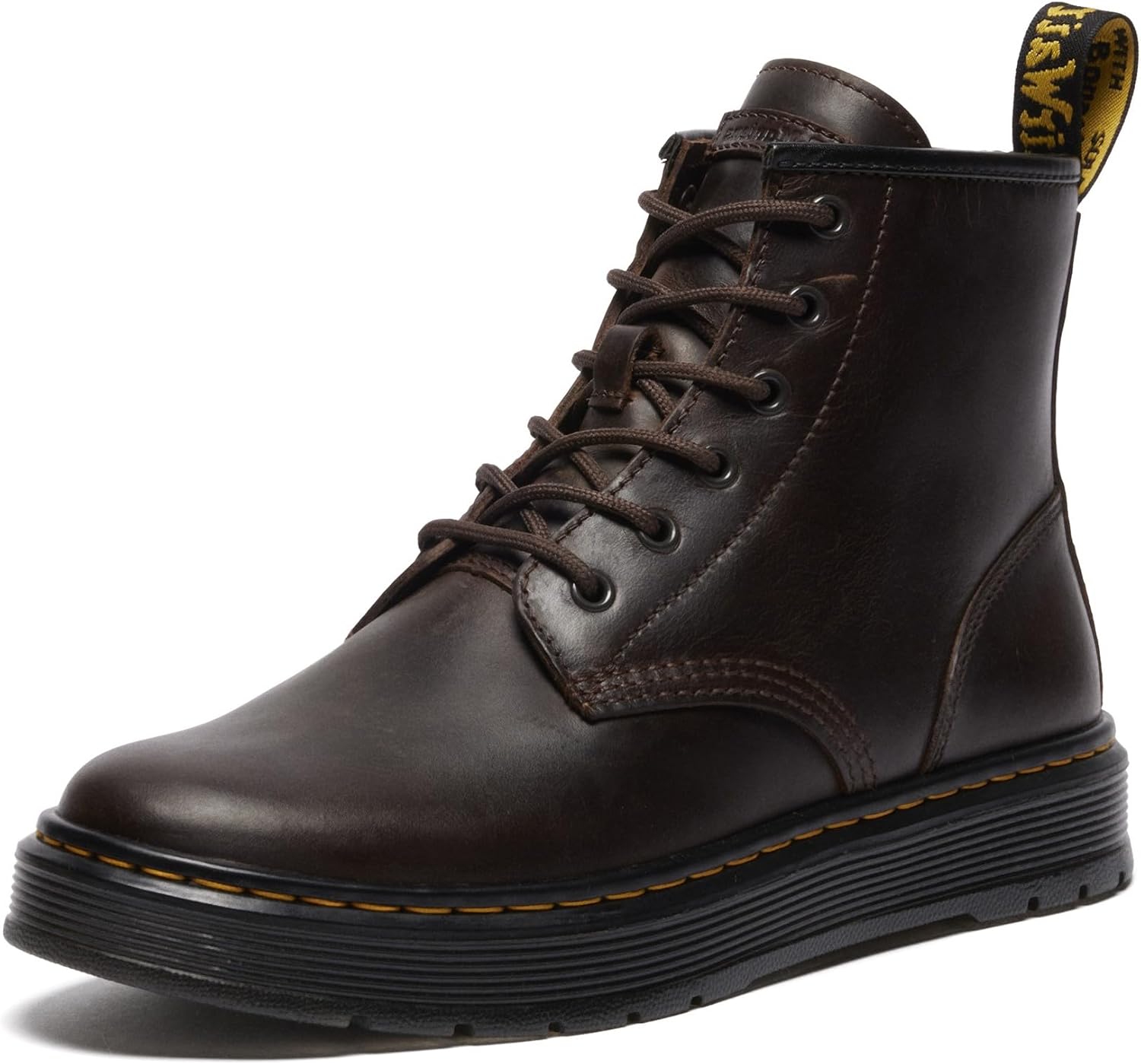 

Ботинки Dr. Martens Unisex-Adult Brookline Chukka с 6 люверсами, Dark Brown
