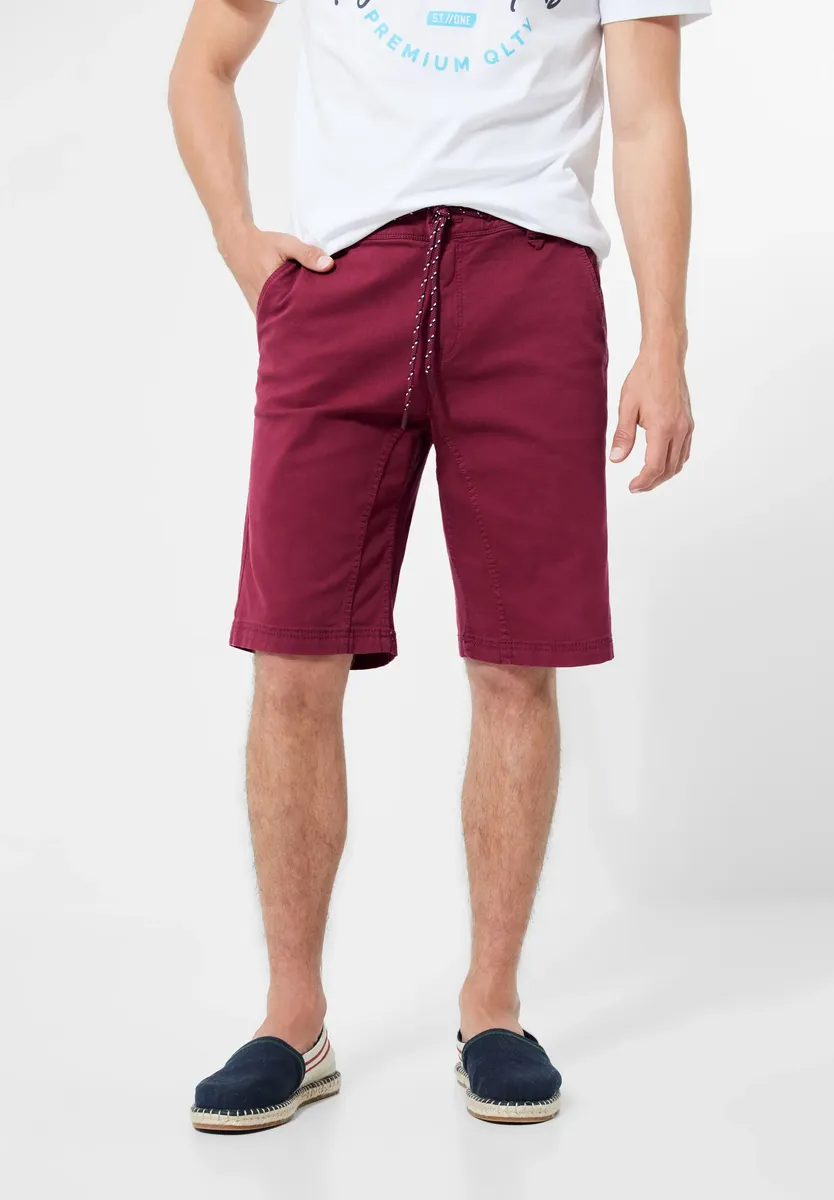 

STREET ONE МУЖСКИЕ шорты с кулиской Street One Men, красный