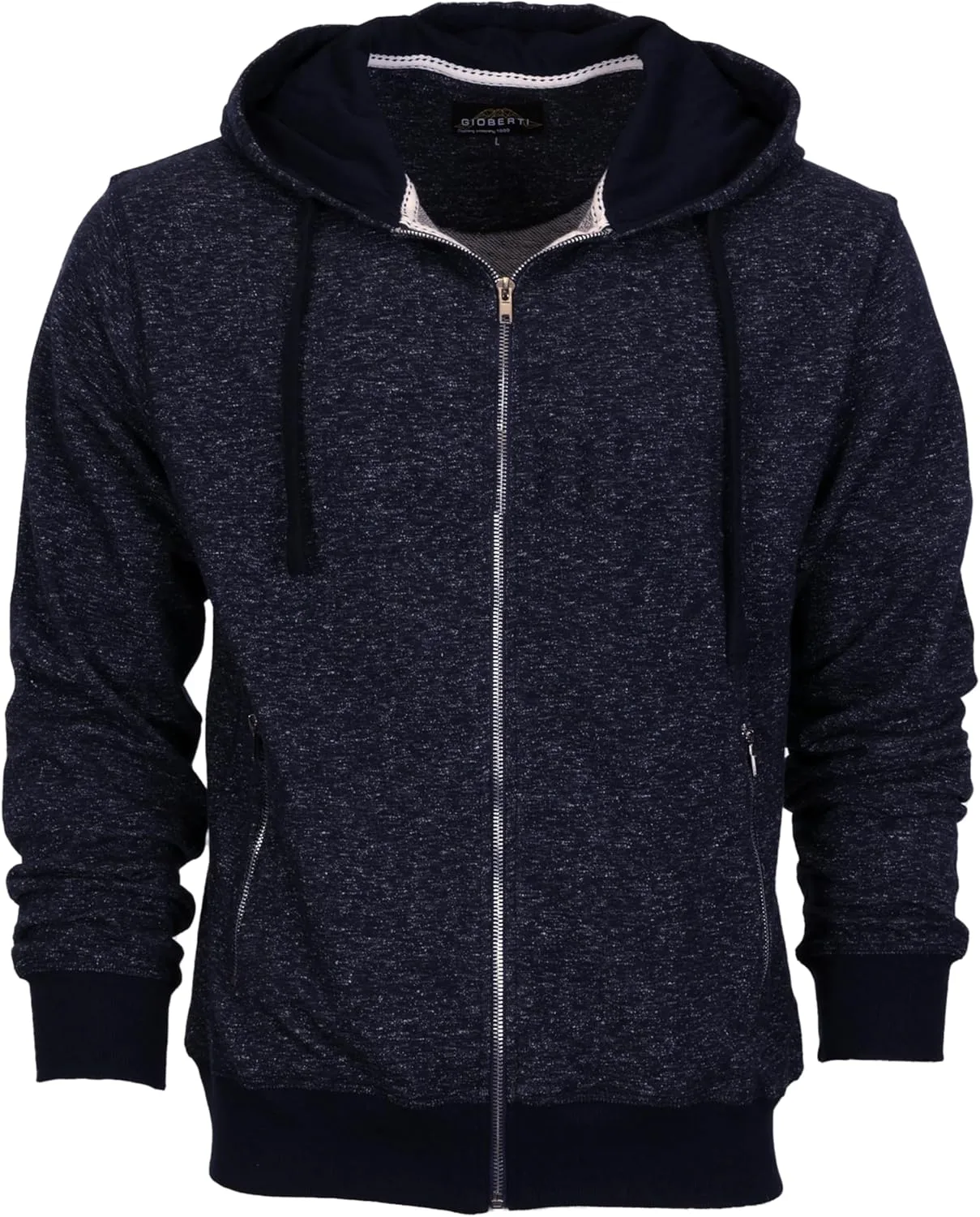 

Мужская толстовка Gioberti с молнией и карманами на металлической молнии