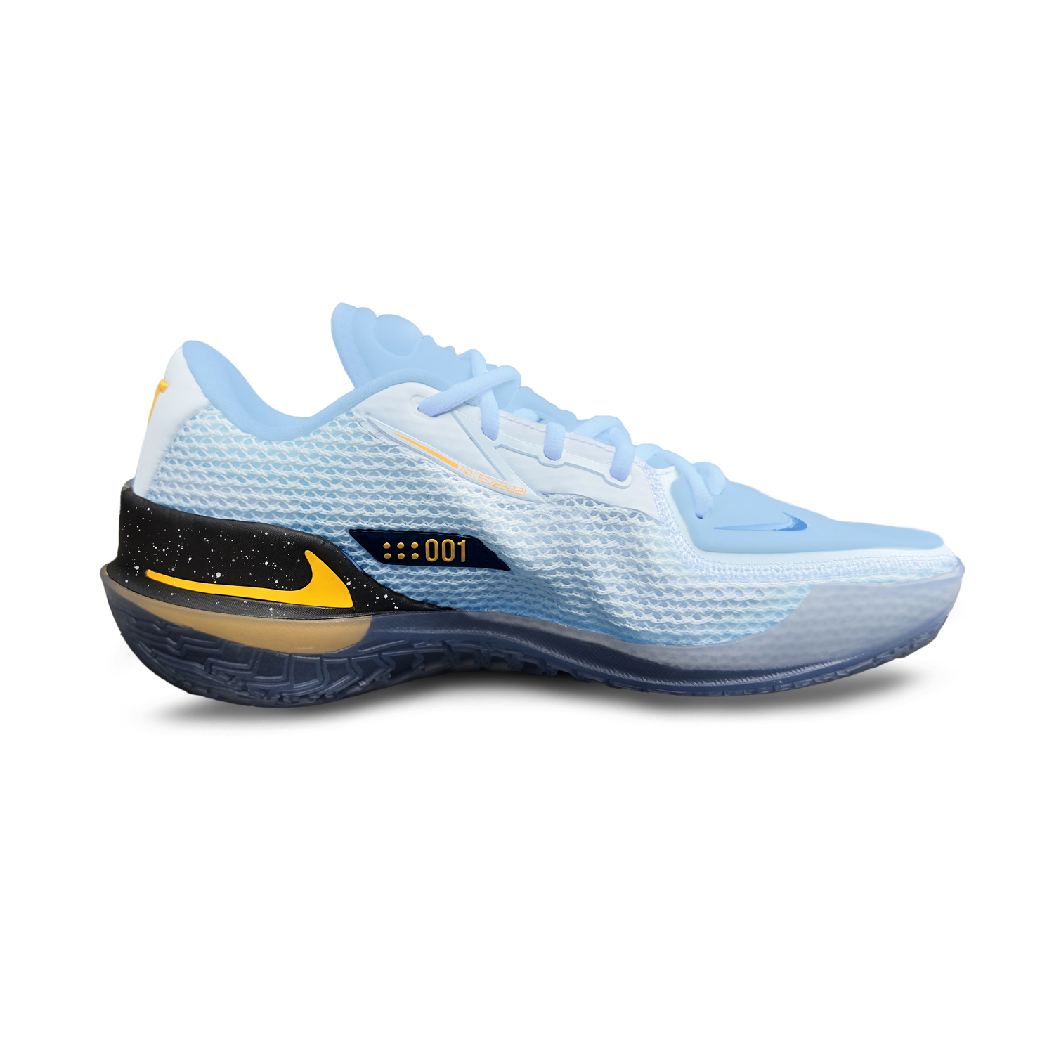 Air Zoom GT Cut Sapphire Rebound Grip Low top баскетбольные кроссовки Unisex Nike, синий — фото 4