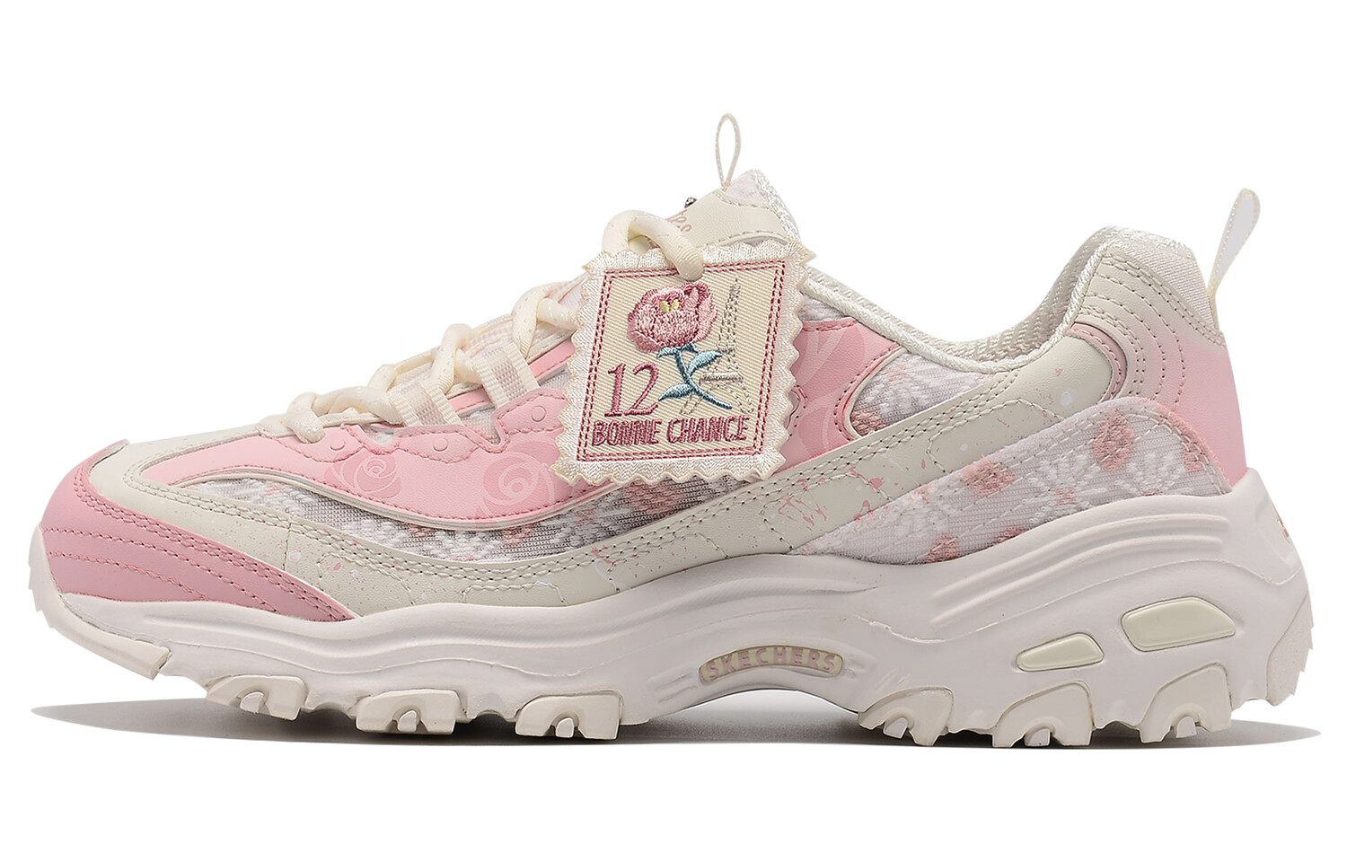 

Кроссовки Skechers Lifestyle Shoes Women's Low-top Beige/Pink, розовый