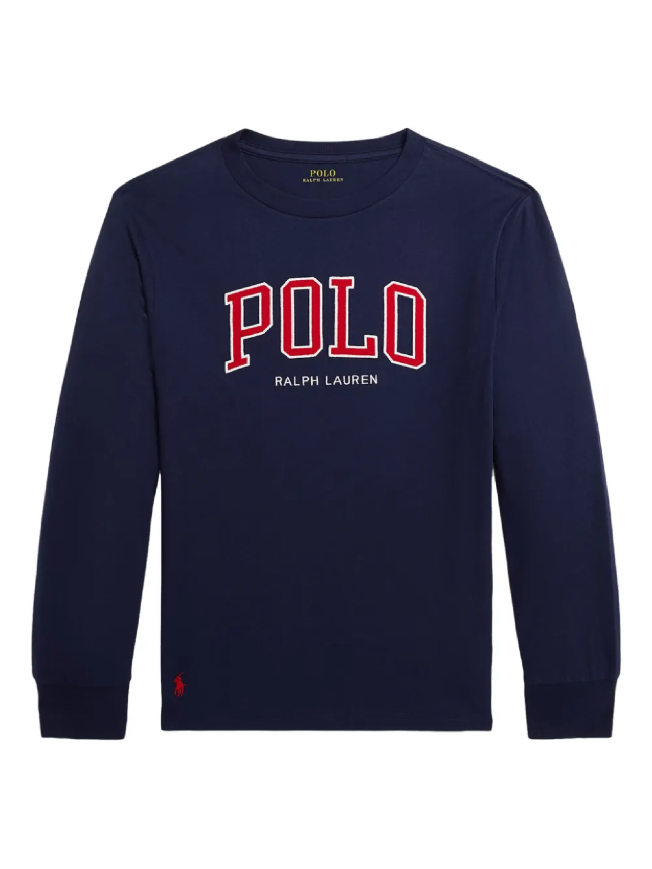 

POLO RALPH LAUREN KIDS хлопковая толстовка, синий