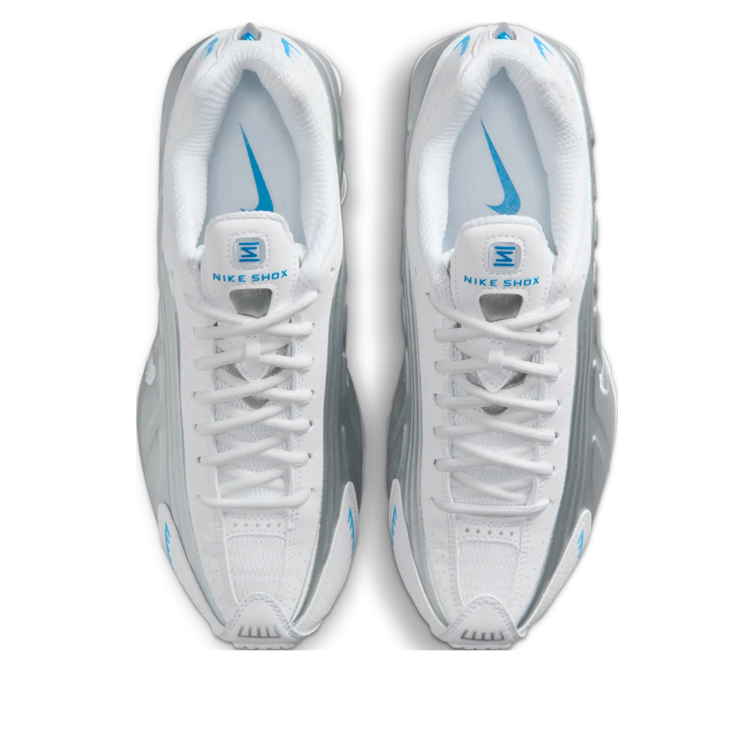 Кроссовки (WMNS) Nike Shox R4 'White Blue Hero' — фото 3