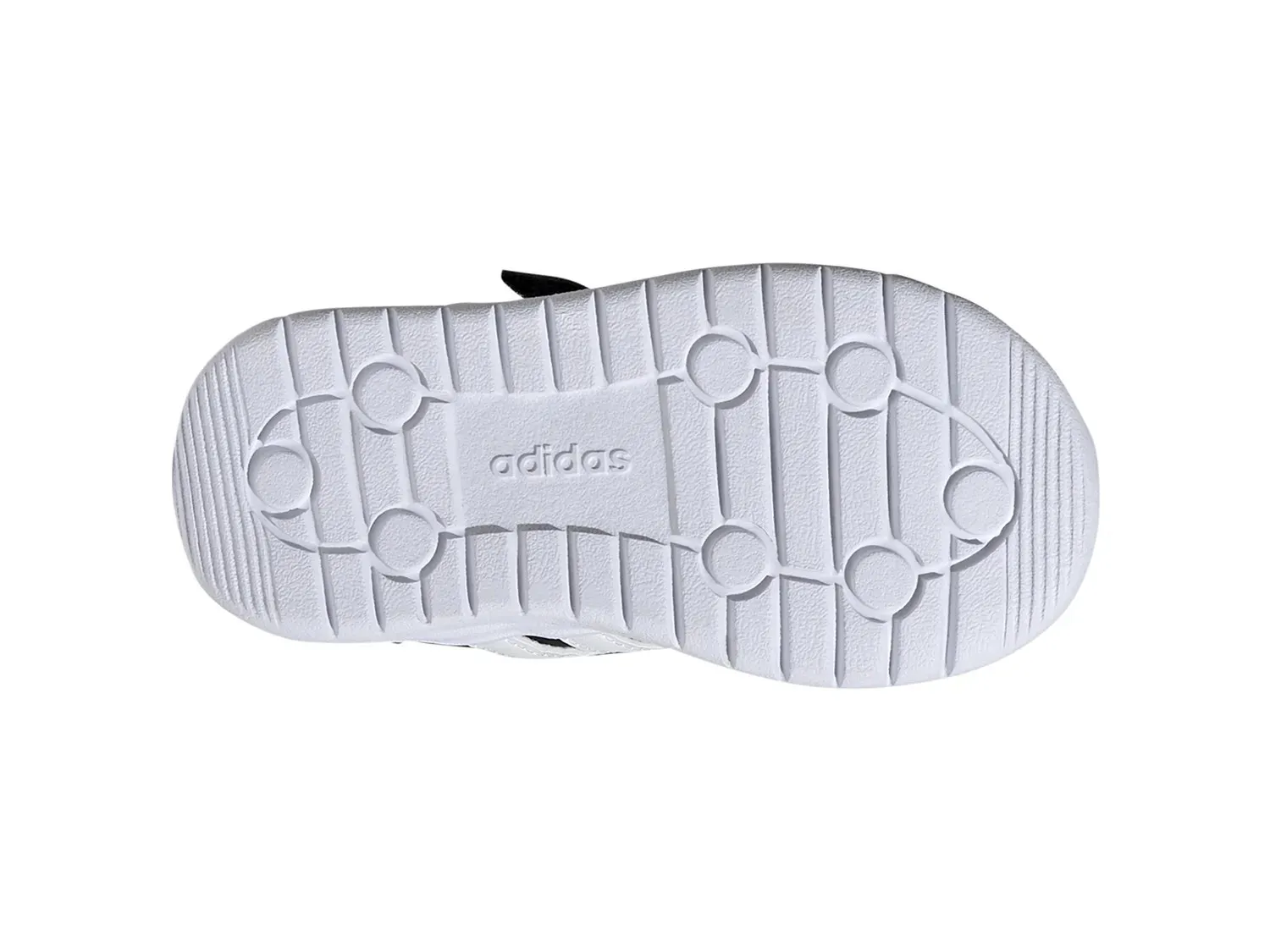 Кроссовки Adidas Run '70s 2.0 — детские, черно-белые — фото 4