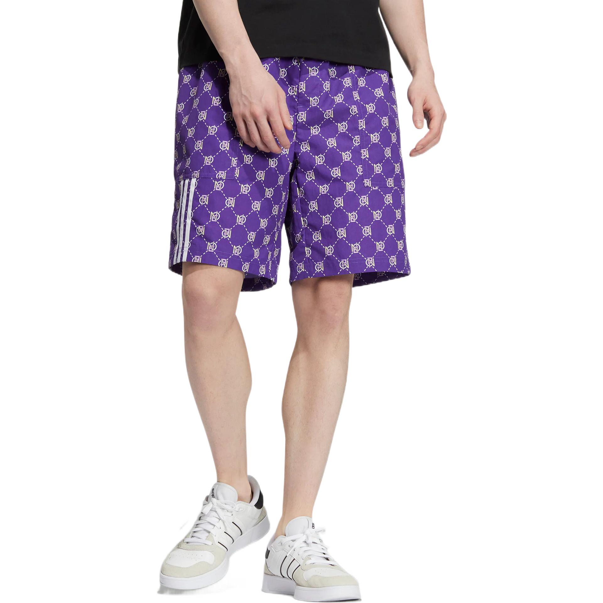 Adidas Neo Шорты Unisex Purple — фото 4