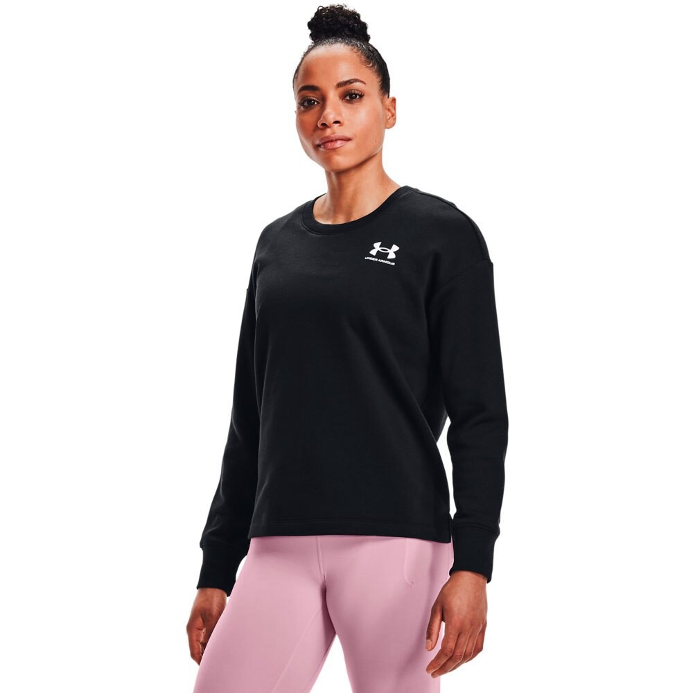 

Толстовка Under Armour Rival Fleece Oversize Crew, черный