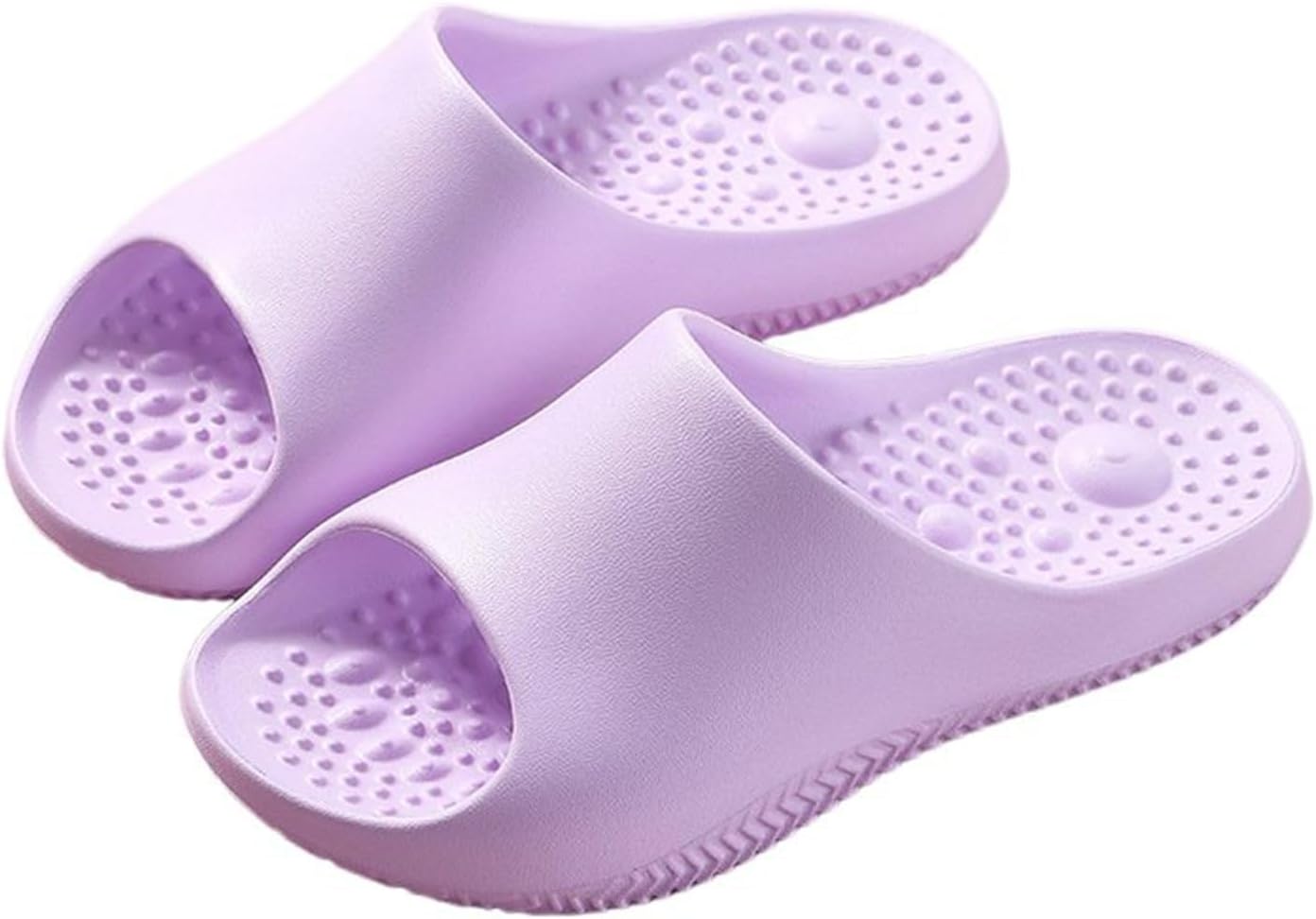 

Тапочки для женщин и мужчин с ультрамягкой подошвой, противоскользящие, для душа, для дома и улицы, быстросохнущие, для бассейна, дома и общежития Generic, фиолетовый