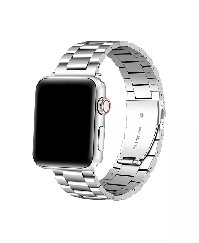 

Стальной браслет Maxwell для Apple Watch, подходит для всех моделей Apple Watch Posh Tech, серебряный