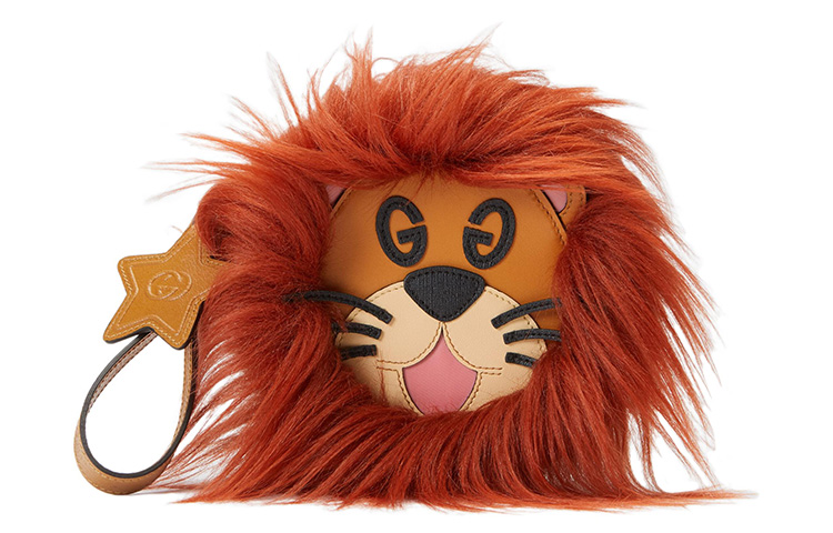 

Кошелек Lions Pattern Corduroy Pouch Orange GUCCI