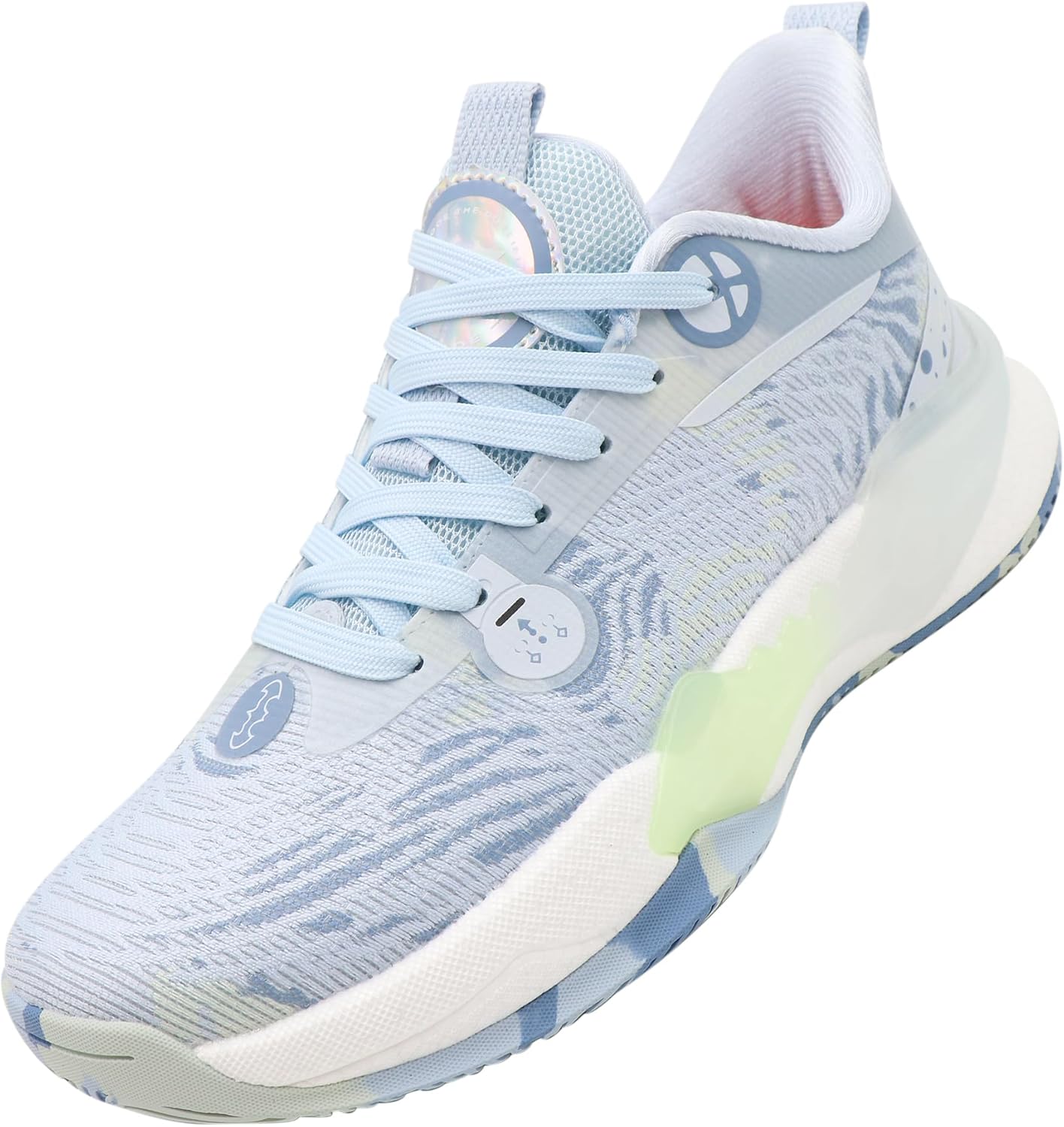 

Мужские баскетбольные кроссовки Beita с высоким верхом, спортивная обувь, противоскользящие и износостойкие, голубой