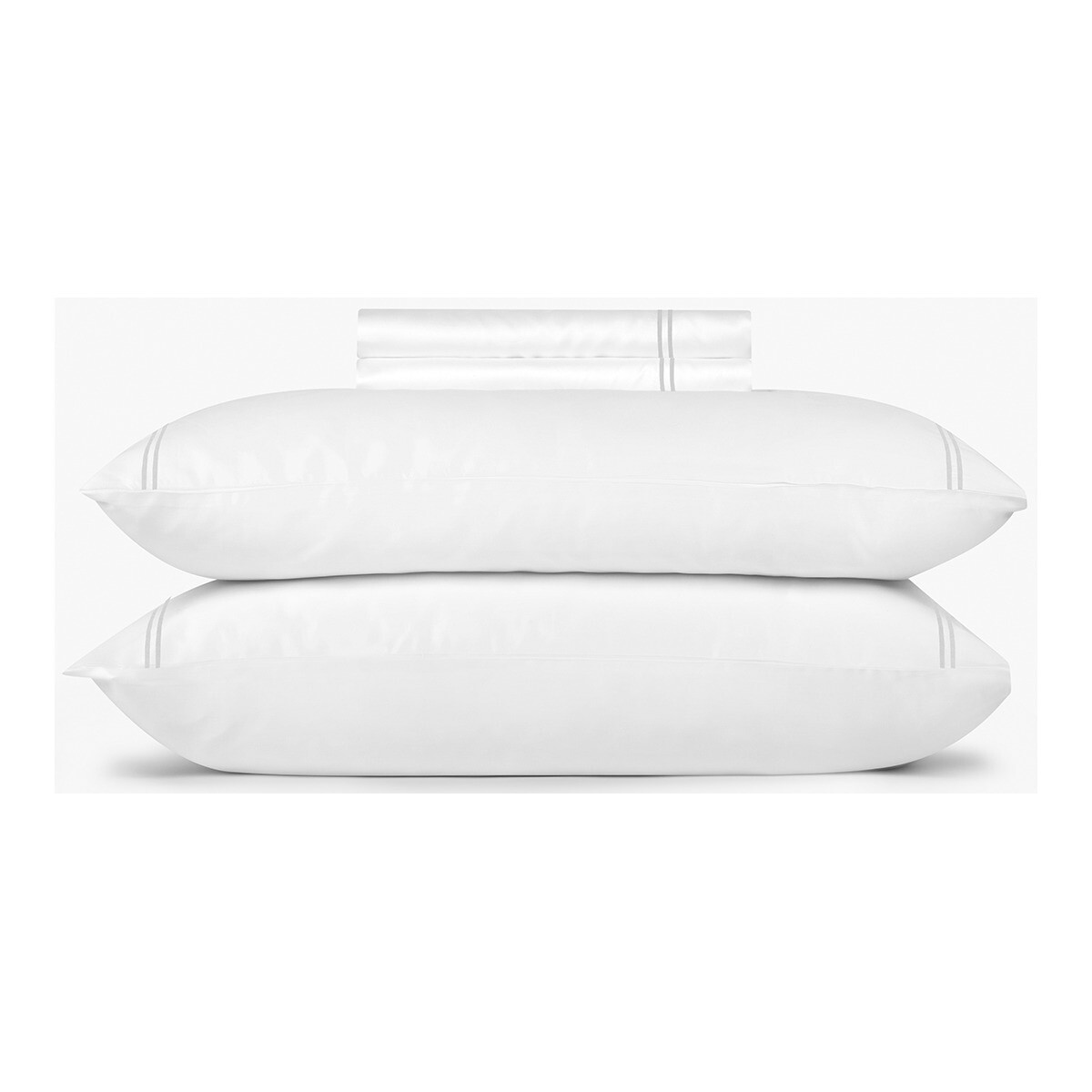 

Перкаль 800 H Комплект постельного белья из египетского хлопка Amalia Home Collection, прохладный серый