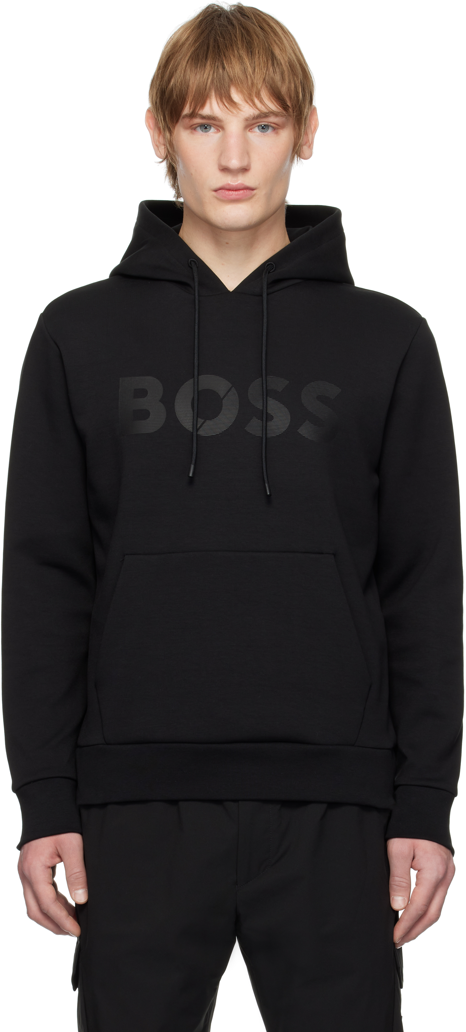 

Толстовка с капюшоном BO Bonded-Logo BOSS