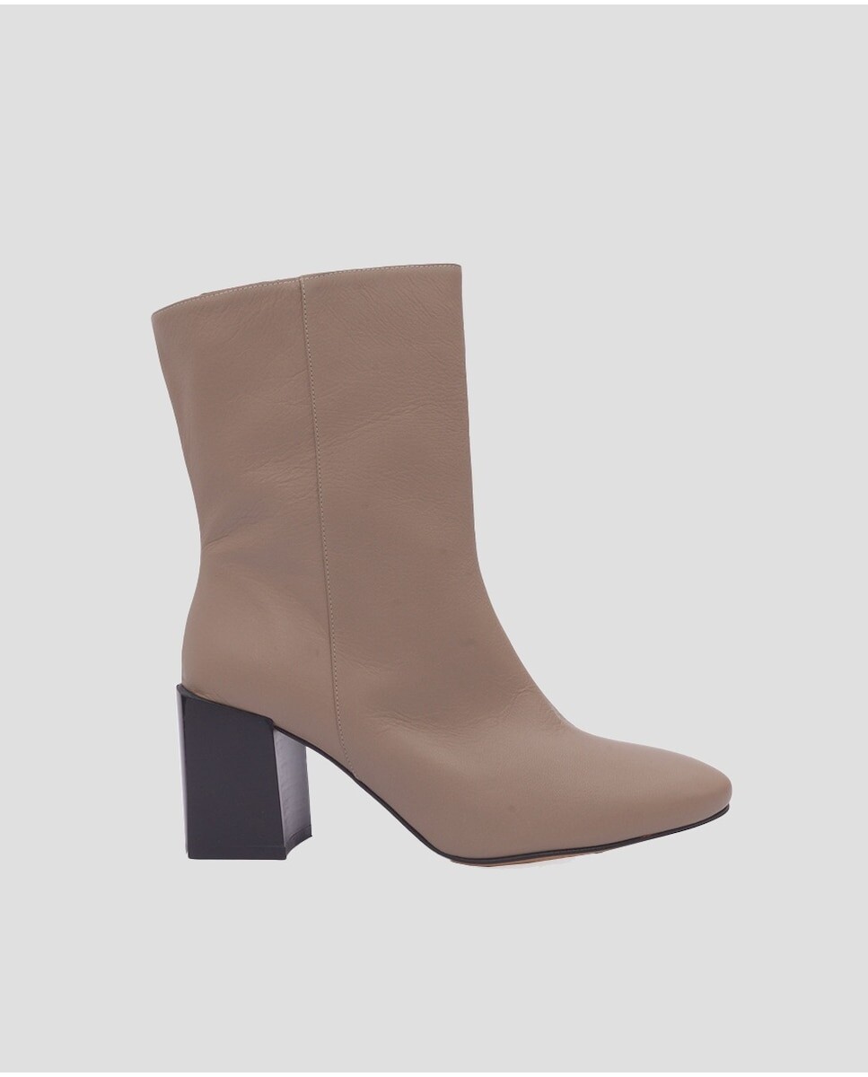 

Женские ботильоны из бежевой кожи Mr. Mac Shoes, бежевый