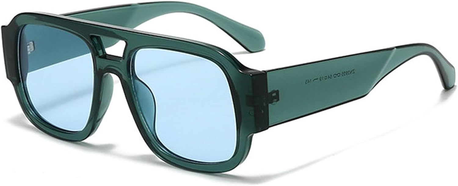 

Солнцезащитные очки Willochra Retro Pilot для женщин, модные квадратные солнцезащитные очки 2025, трендовые женские очки с защитой от УФ-излучения UV400 для мужчин, C7